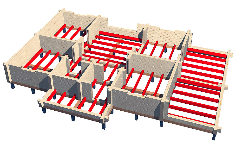 Как правильно выбрать балки перекрытия для вашего дома