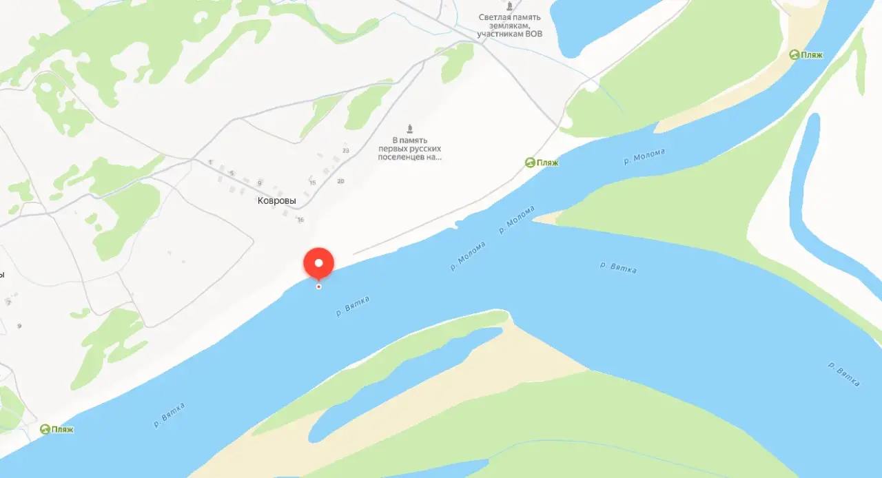 В Котельничском районе под лед провалился мужчина на снегоходе