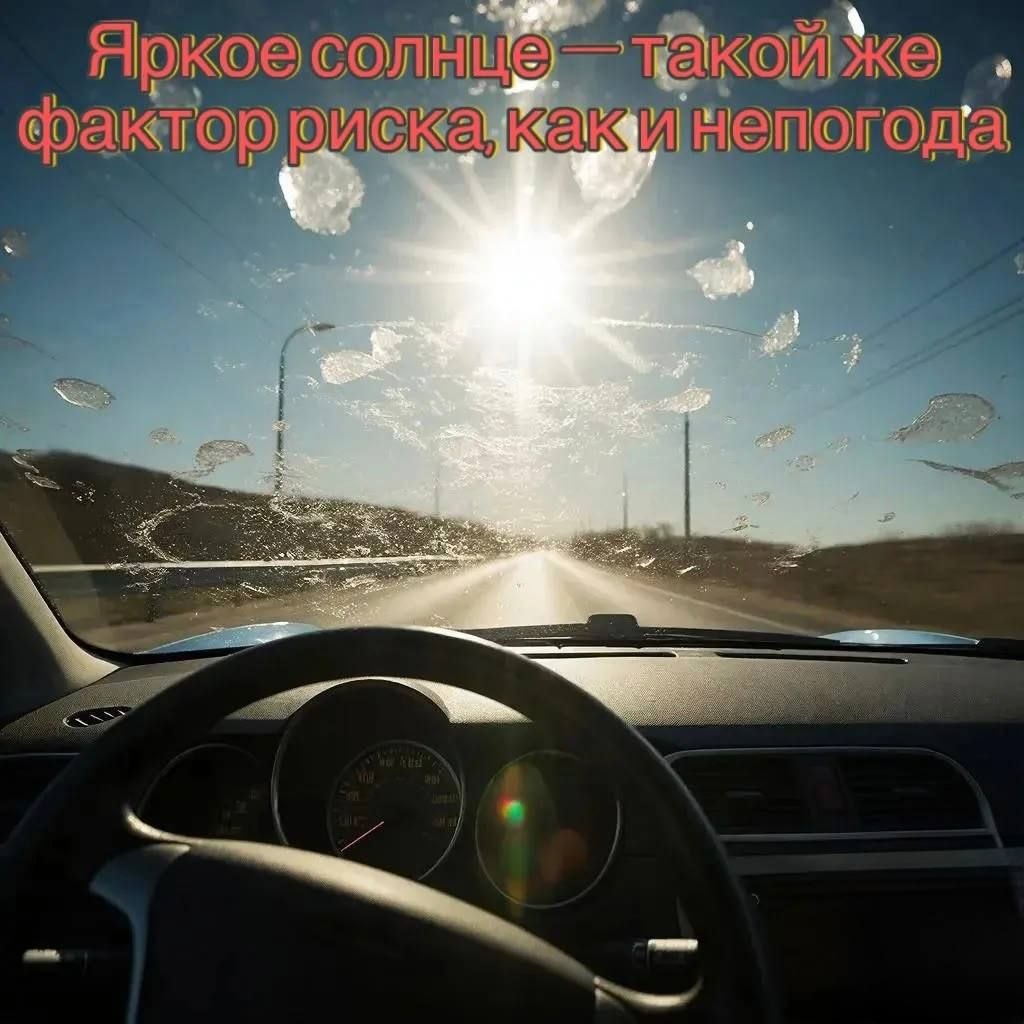Яркое солнце — такой же фактор риска, как и непогода