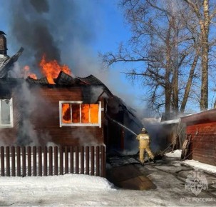 В Кирове сгорели два жилых дома