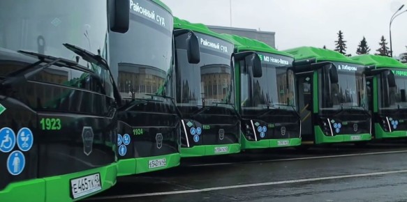 В Кирове на линии вышли 15 новых автобусов ЛиАЗ