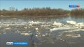 На большинстве рек Кировской области продолжается ледоход и подъём уровня воды