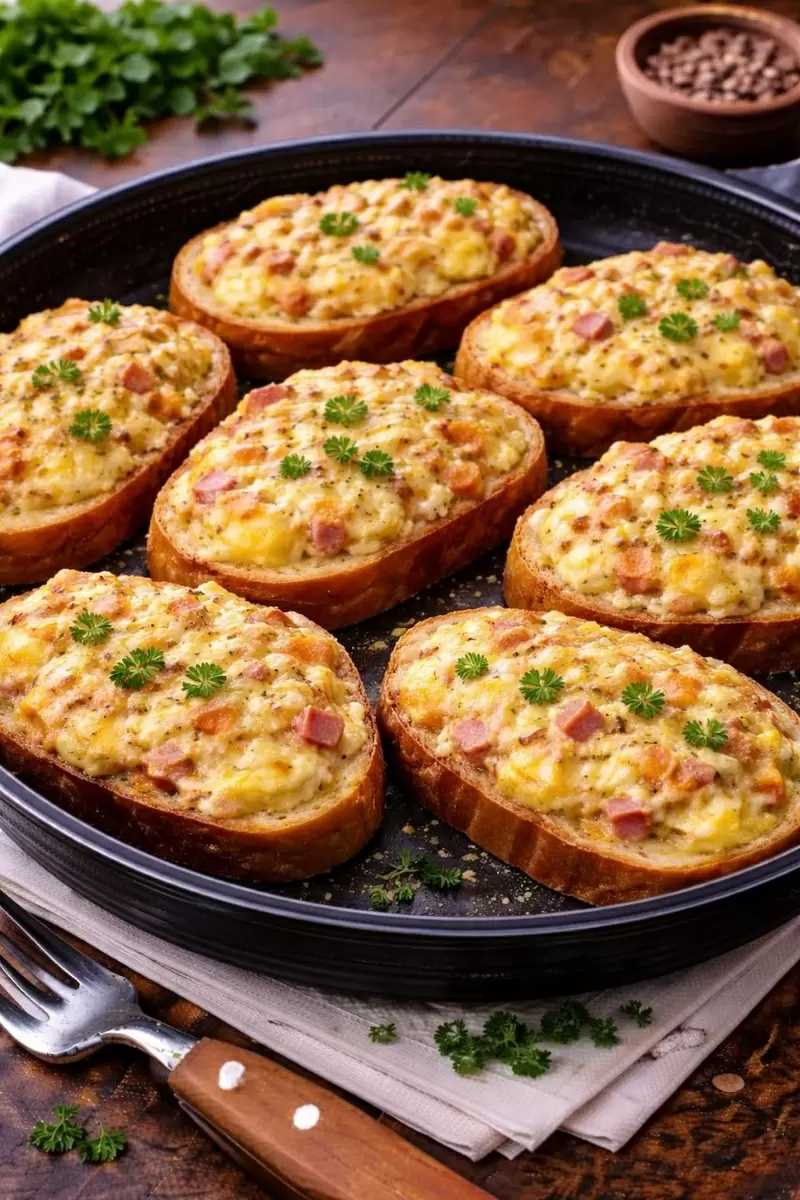 Вкусные горячие бутерброды с яйцом и сыром за 10 минут