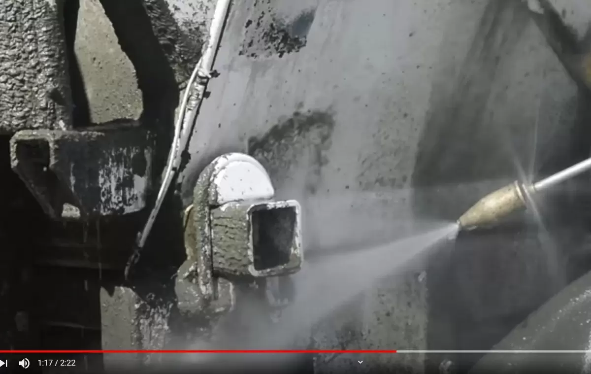 Советы по удалению бетона с цементовоза