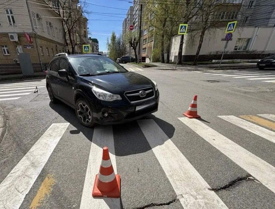 В Кирове женщина на «Субару» сбила пешехода на «зебре»