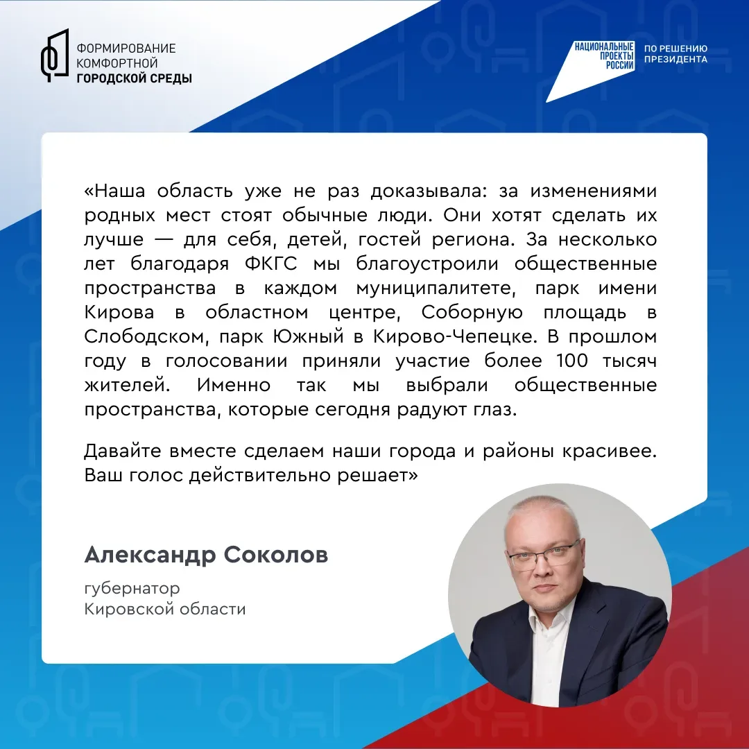 Жители Кировской области выбирают территории для благоустройства Жители Кировской области выбирают территории для благоустройства