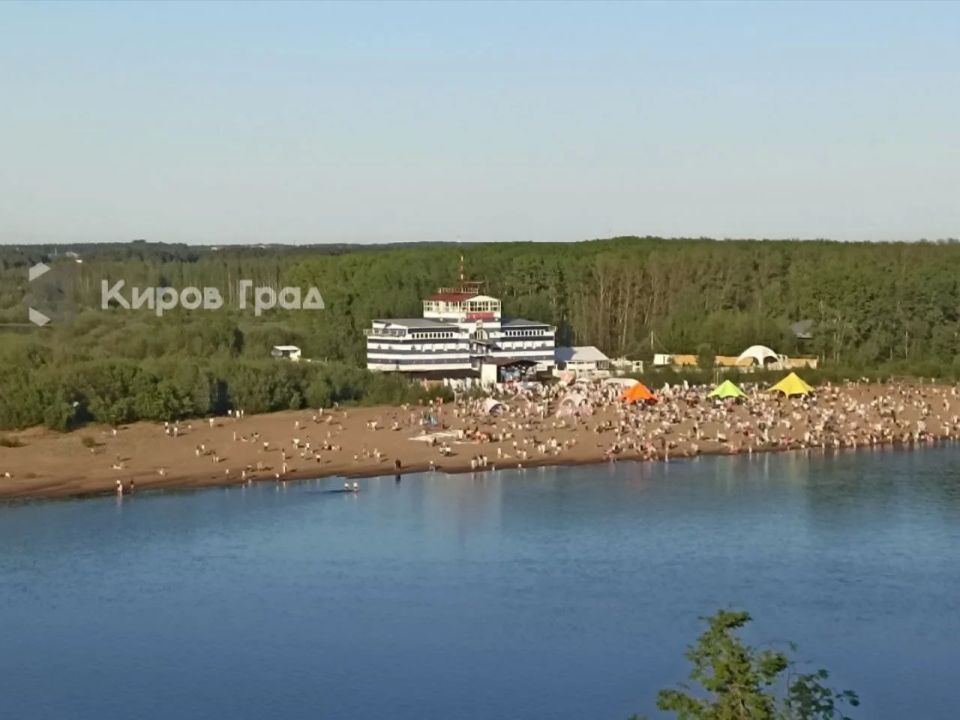 Городской пляж в Кирове переезжает на новое место