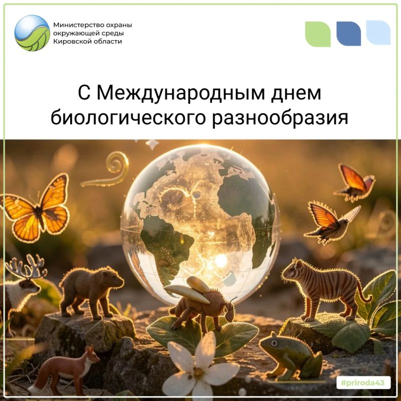 Ежегодно 22 мая отмечается Международный день биологического разнообразия