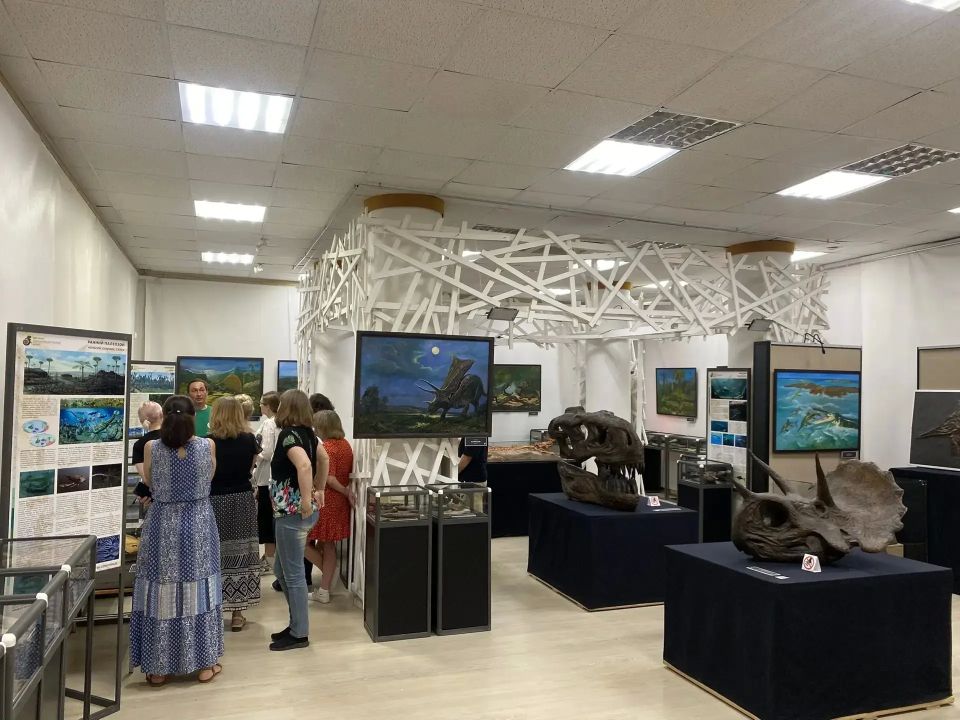 Выставка Вятского палеонтологического музея «Древняя жизнь» открылась в Саратове Выставка Вятского палеонтологического музея «Древняя жизнь» открылась в Саратове