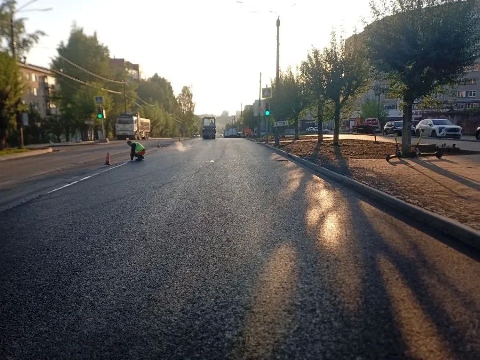 В Кирове завершён ремонт двух дорог по нацпроекту