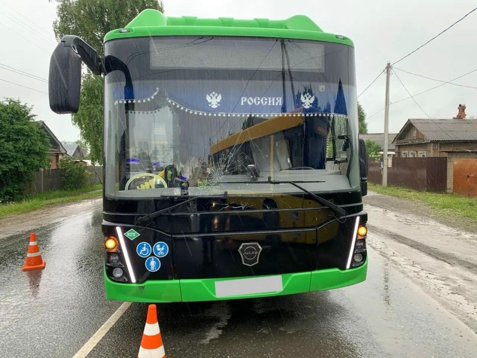В Кирове автобус сбил велосипедиста