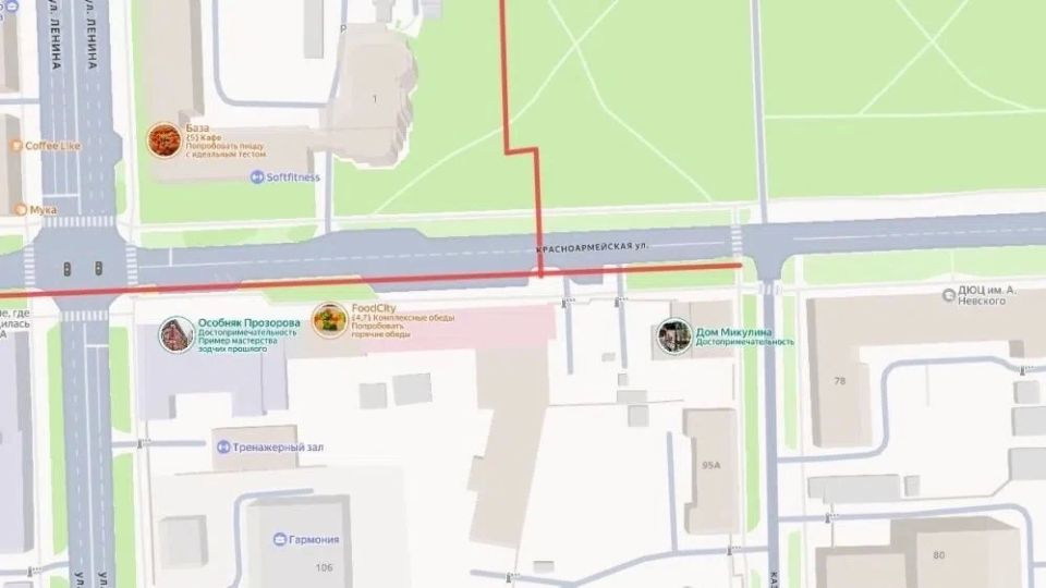 В Кирове перекрыли Красноармейскую на время замены труб