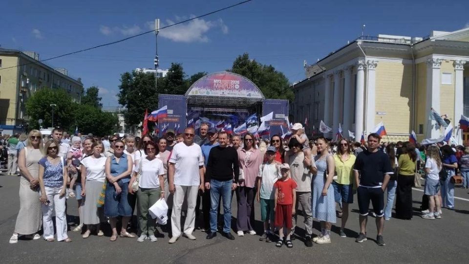 Большой и дружной командой сотрудники министерства и подведомственных организаций приняли участие в праздновании Дня России