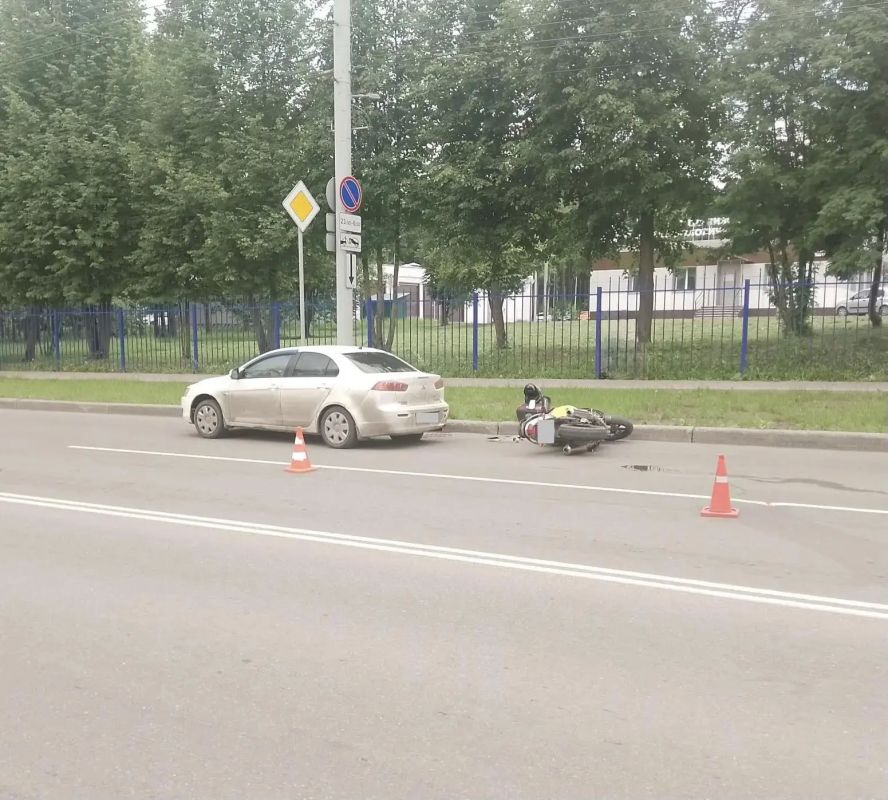 Очередная авария с участием мототехники в Кирове