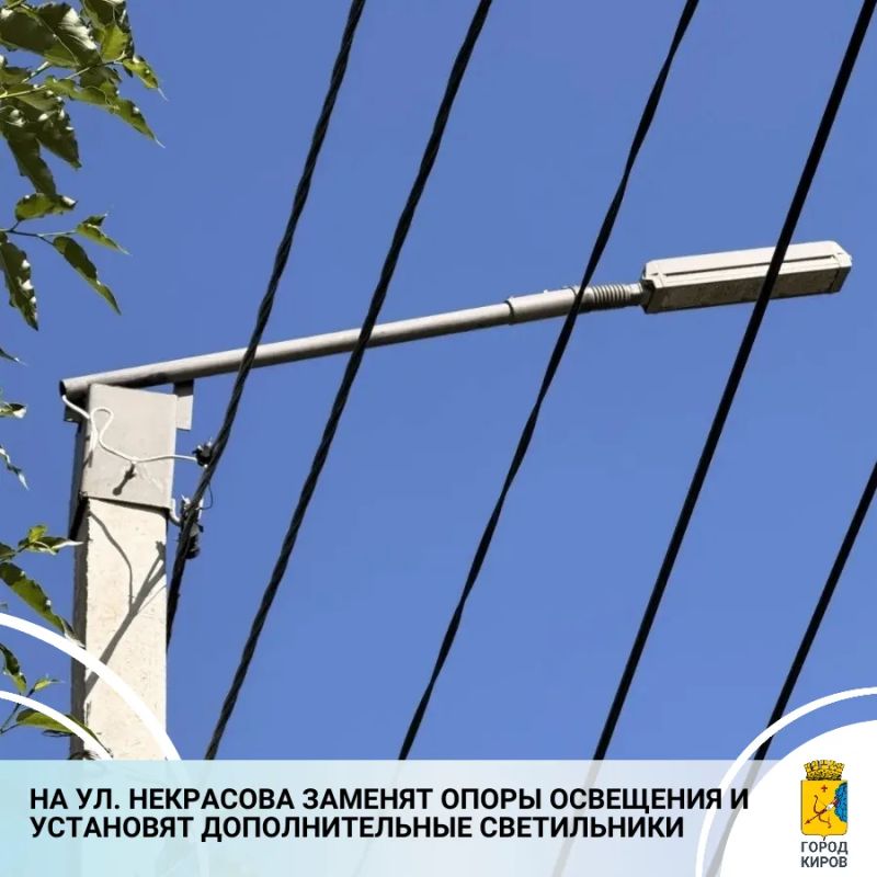 В дирекции благоустройства сообщили о начале реконструкции сетей наружного освещения на ул. Некрасова