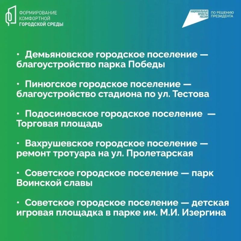 Александр Соколов: Подведены итоги Всероссийского голосования за общественные пространства для благоустройства в 2027 году Александр Соколов: Подведены итоги Всероссийского голосования за общественные пространства для благоустройства в 2027 году