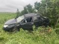 В Уржумском районе бесправница опрокинулась на «Форд Фокусе»