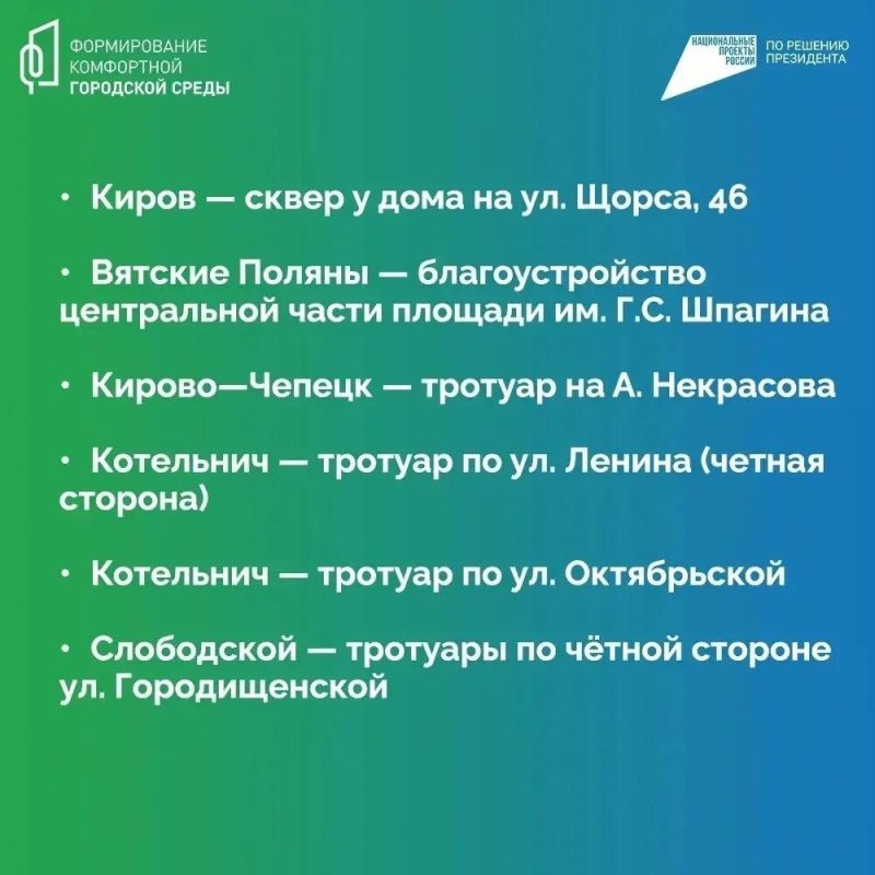 Подведены итоги Всероссийского голосования за общественные пространства для благоустройства в 2027 году