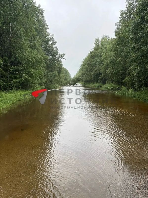 В Верхнекамском районе дожди размыли дороги
