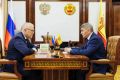 Александр Соколов: На встрече с главой Чувашии Олегом Алексеевичем Николаевым договорились подписать новое соглашение о сотрудничестве между регионами
