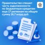 Правительство подписано распоряжение о списании двух третей задолженности по бюджетным кредитам на общую сумму 16,7 млрд руб