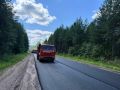 Продолжаем ремонт трассы Омутнинск — Песковка — Кирс