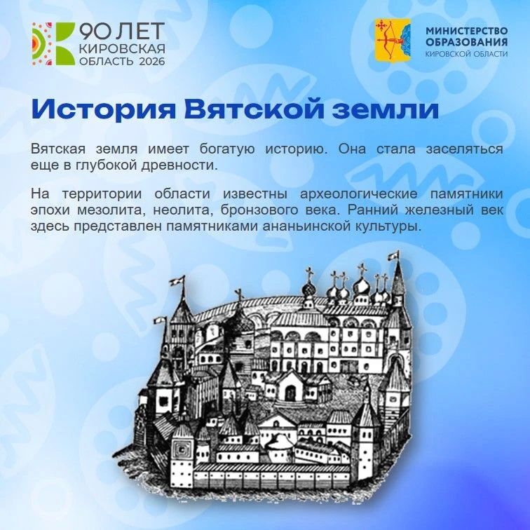 Продолжаем рубрику «Листая страницы истории Кировской области»