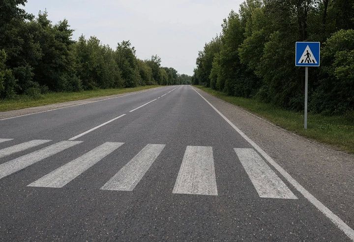 На участке региональной трассы в Малмыжском районе Кировской области осветят 15 нерегулируемых пешеходных переходов