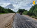 В Кировской области по нацпроекту «Инфраструктура для жизни» продолжают обновлять дорогу на северо-запад