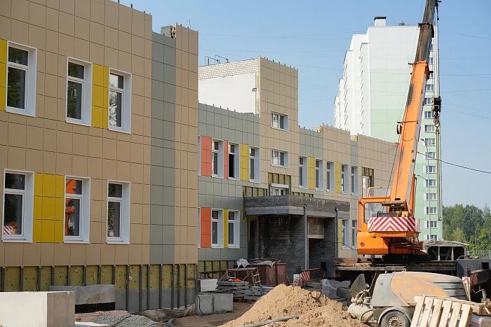 Строительство детского сада в микрорайоне Озерки выполнено наполовину Строительство детского сада в микрорайоне Озерки выполнено наполовину