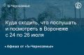 Куда сходить, что послушать и посмотреть в Воронеже с 24 по 26 июля
