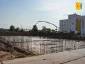 В Слободском продолжается строительство бассейна на улице Грина, рядом с новой детской поликлиникой