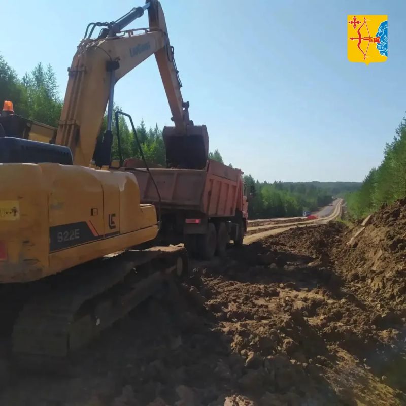 В Кировской области в рамках нацпроекта «Инфраструктура для жизни» продолжается ремонт дороги на северо-запад региона В Кировской области в рамках нацпроекта «Инфраструктура для жизни» продолжается ремонт дороги на северо-запад региона