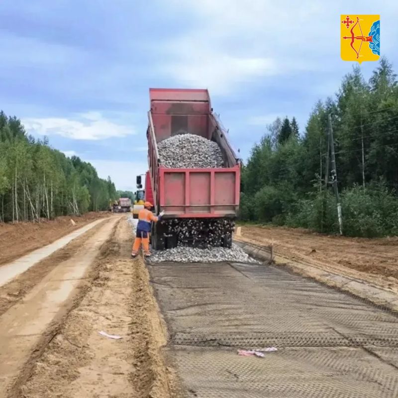 В Кировской области в рамках нацпроекта «Инфраструктура для жизни» продолжается ремонт дороги на северо-запад региона В Кировской области в рамках нацпроекта «Инфраструктура для жизни» продолжается ремонт дороги на северо-запад региона