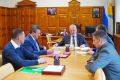 Александр Соколов: По моему приглашению в Кировскую область приехал генеральный директор ООО «ЛУКОЙЛ-Уралнефтепродукт» Александр Сергеевич Кузнецов