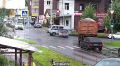 Появилось видео аварии с полицейской машиной