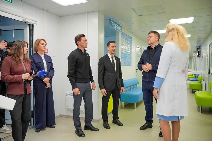 В Чистых прудах открылась новая детская поликлиника В Чистых прудах открылась новая детская поликлиника