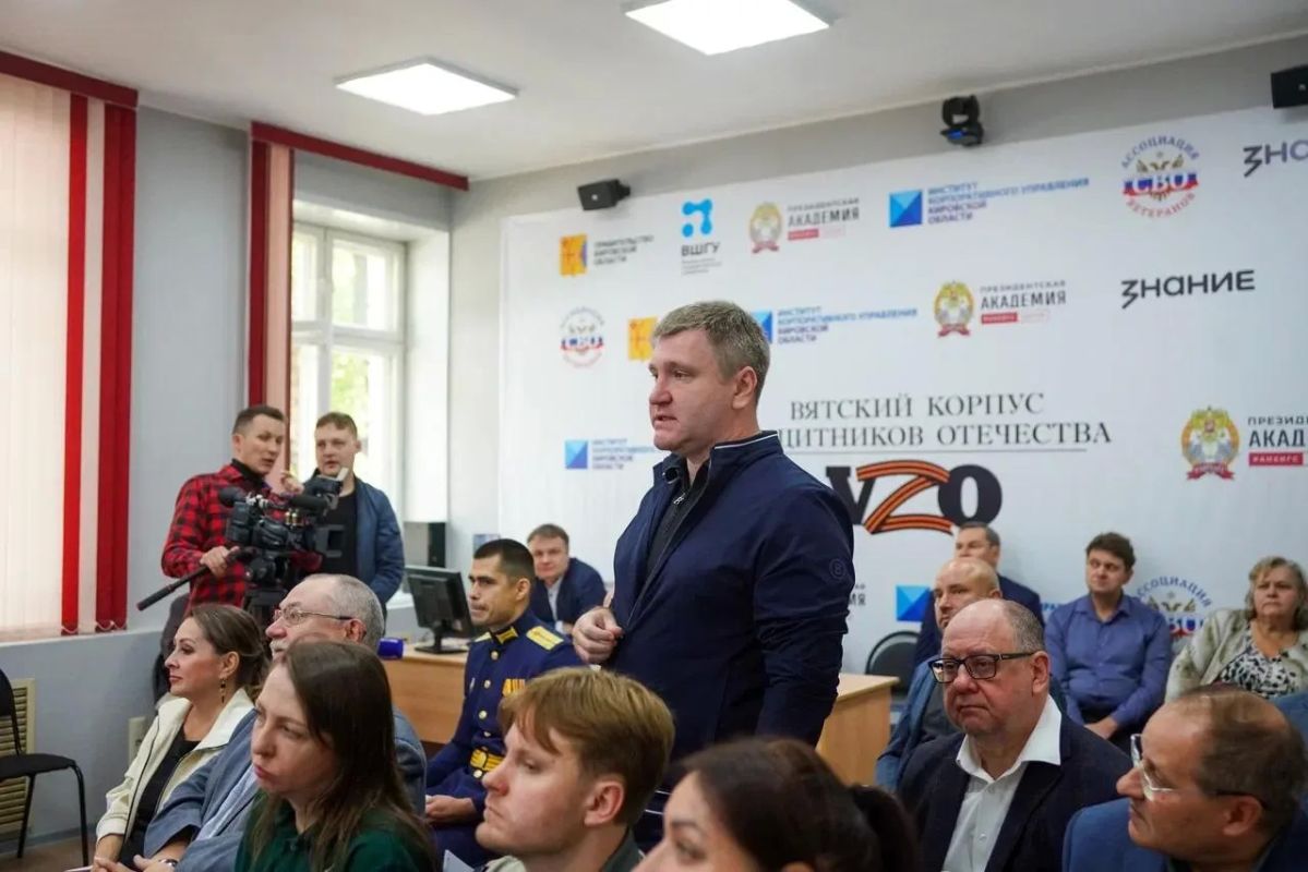 Александр Соколов: Участники первого потока Вятского корпуса Защитников Отечества представили выпускные работы Александр Соколов: Участники первого потока Вятского корпуса Защитников Отечества представили выпускные работы