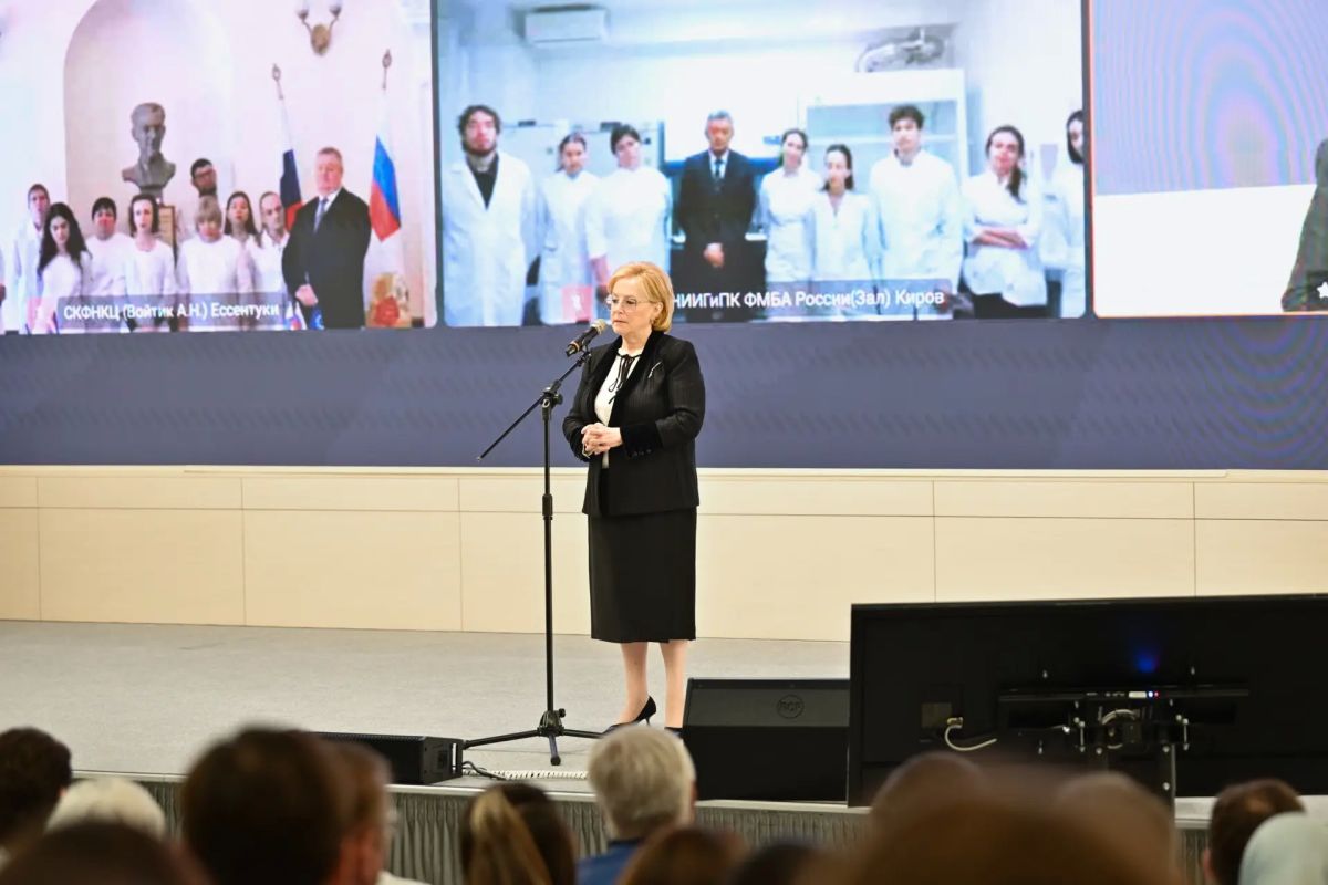 Вероника Скворцова: «Вы сейчас находитесь на передовой отечественной биомедицинской науки, медицины и здравоохранения в целом» Вероника Скворцова: «Вы сейчас находитесь на передовой отечественной биомедицинской науки, медицины и здравоохранения в целом»