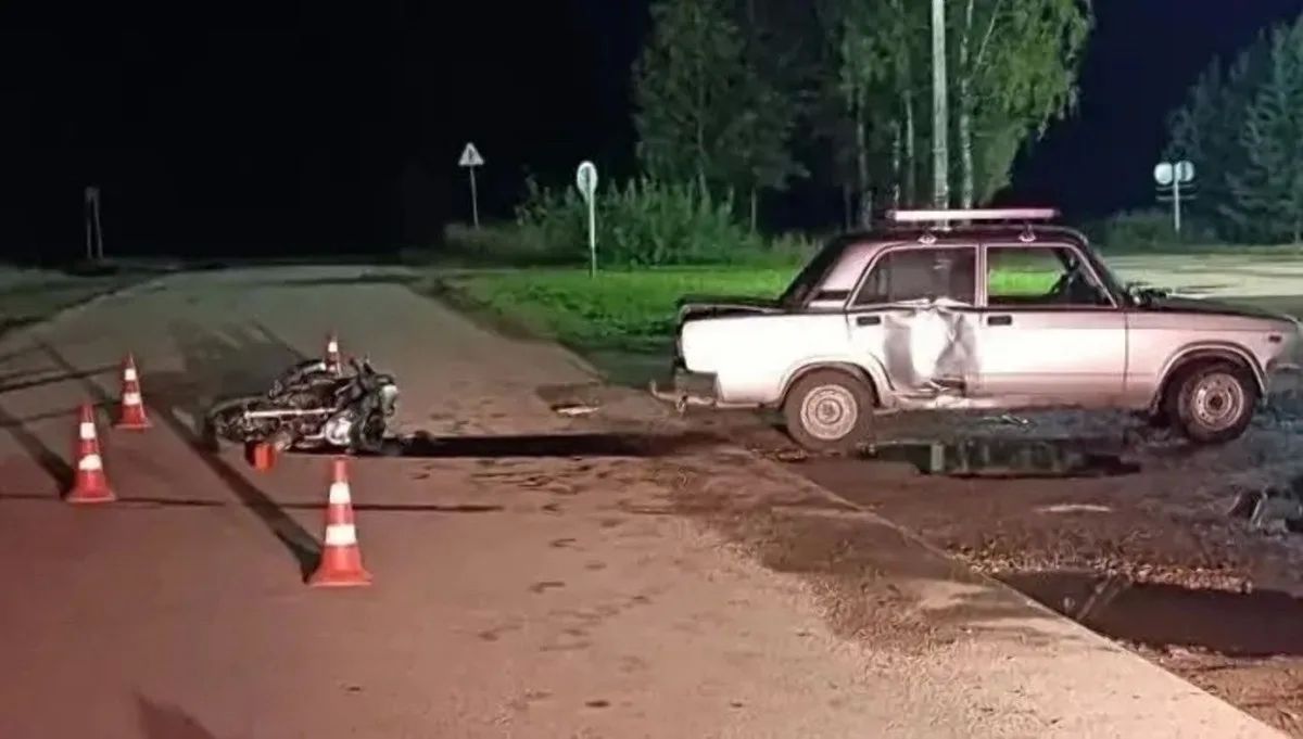 В Кикнуре 15-летний мотоциклист пострадал в ДТП с «пятеркой»