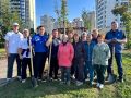 В Молодёжном парке высадили 33 дерева