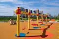В Екатеринбурге открыли первую детскую площадку в стиле дымковской игрушки