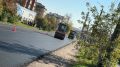В Омутнинске продолжается ремонт улицы Юных Пионеров, ведущей к Омутнинскому металлургическому заводу