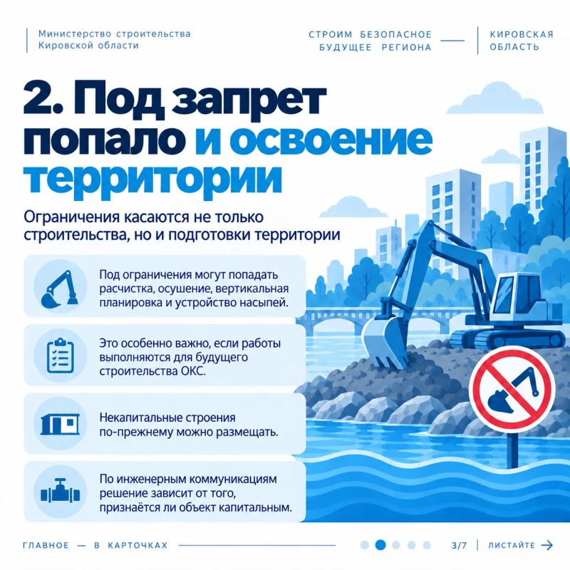 Изменились правила строительства в зонах затопления и подтопления — собрали в карточках ключевые изменения, которые важно учитывать при планировании и реализации проектов Изменились правила строительства в зонах затопления и подтопления — собрали в карточках ключевые изменения, которые важно учитывать при планировании и реализации проектов