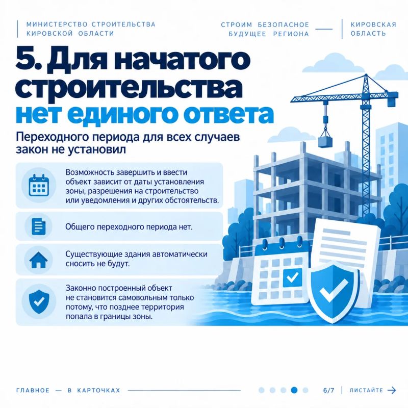 Изменились правила строительства в зонах затопления и подтопления — собрали в карточках ключевые изменения, которые важно учитывать при планировании и реализации проектов Изменились правила строительства в зонах затопления и подтопления — собрали в карточках ключевые изменения, которые важно учитывать при планировании и реализации проектов