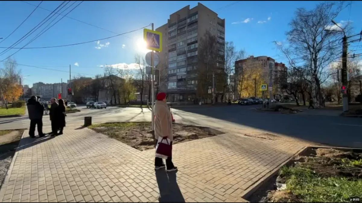 В Кирове перенесли пешеходный переход на перекрестке улиц Ленина и Милицейской