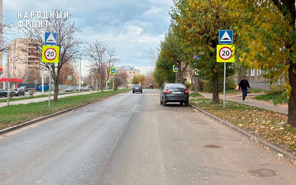 Пешеходный переход на улице Мира в Кирове стал безопаснее