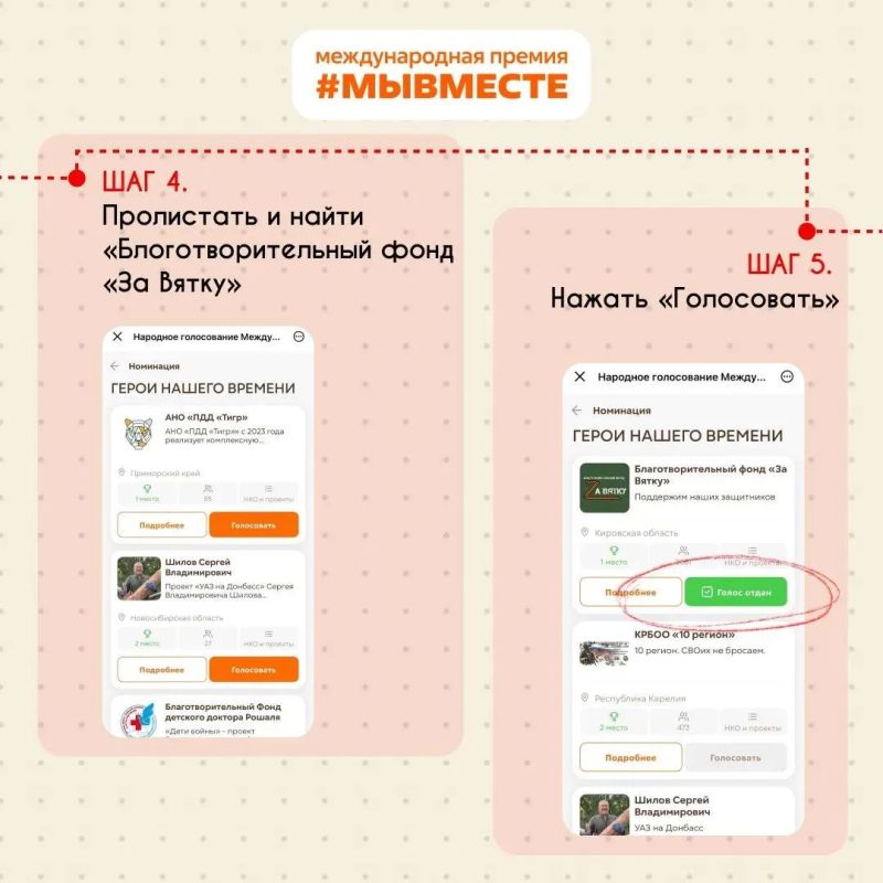 Поддержим фонд «Zа Вятку» в народном голосовании Международной премии #МЫВМЕСТЕ Поддержим фонд «Zа Вятку» в народном голосовании Международной премии #МЫВМЕСТЕ