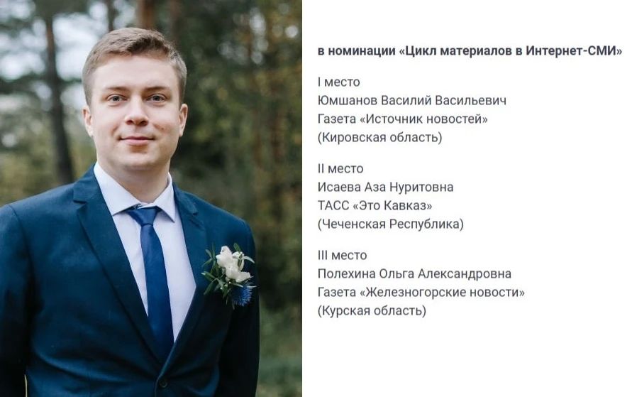 Лучший в России. Проект главного редактора «Источника новостей» Василия Юмшанова «Вместе мы – Россия» победил во Всероссийском журналистском конкурсе «Многоликая Россия»