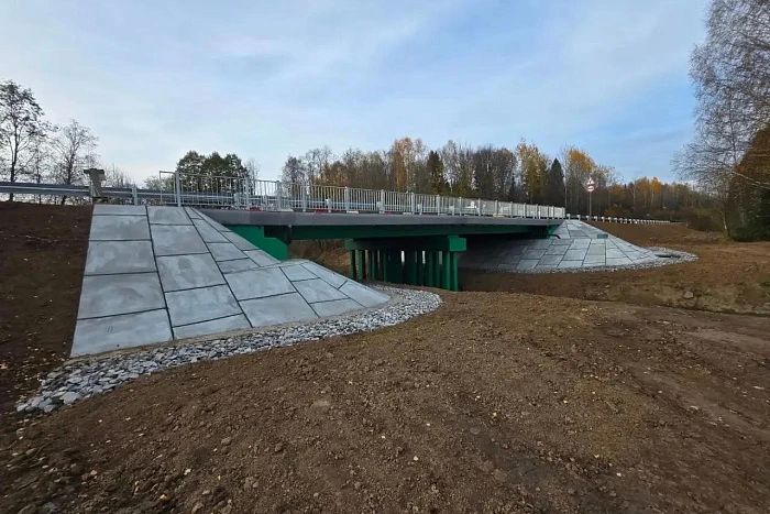 В Кировской области завершается капитальный ремонт двух мостов через реки Уржумка и Мамокша